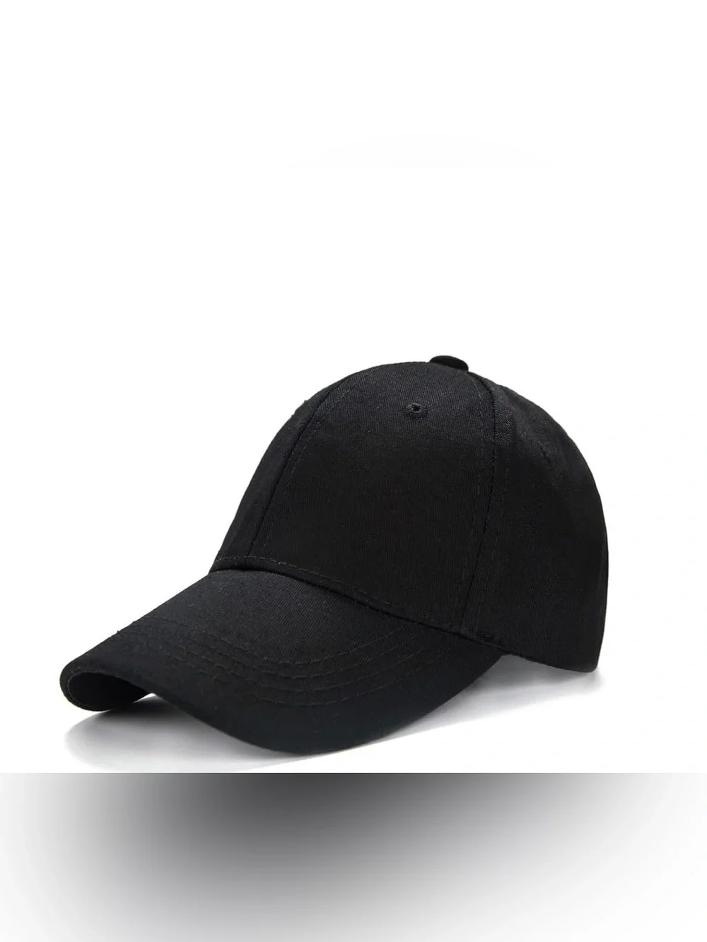Kids Black Baseball Cap - Unbranded Adjustable Hat